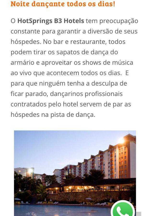 Hot Springs Hotel Caldas Novas-Flat Vip מראה חיצוני תמונה